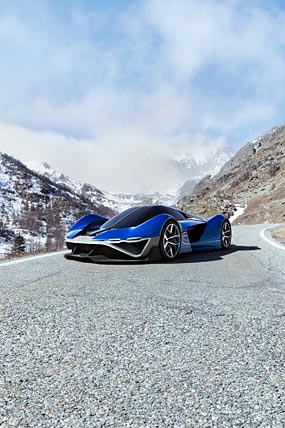 2022 Alpine A4810 by IED Concept phone wallpaper thumbnail.