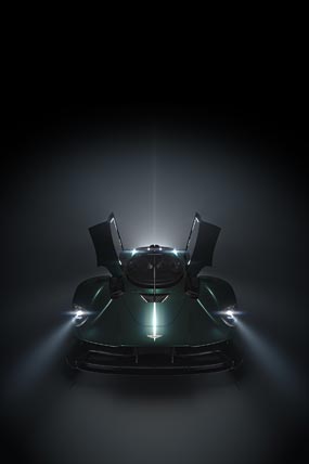 2022 Aston Martin Valkyrie Spider phone wallpaper thumbnail.