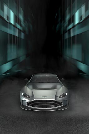 2023 Aston Martin V12 Vantage phone wallpaper thumbnail.