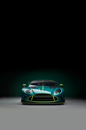 2024 Aston Martin Vantage GT3 phone wallpaper thumbnail.