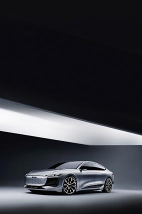 2021 Audi A6 E-Tron Concept Phone Wallpaper 007 - WSupercars