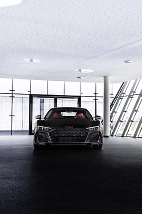 2021 Audi R8 RWD Panther Edition phone wallpaper thumbnail.