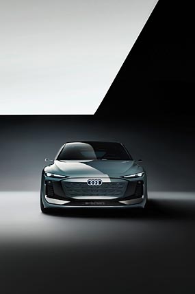 2022 Audi A6 Avant E-Tron Concept phone wallpaper thumbnail.