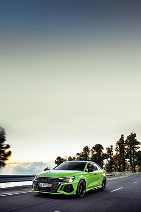 2022 Audi RS3 Sedan phone wallpaper thumbnail.