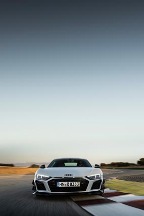2023 Audi R8 Coupe V10 GT RWD phone wallpaper thumbnail.