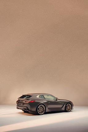 2023 BMW Touring Coupe Concept phone wallpaper thumbnail.