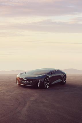 2022 Cadillac InnerSpace Concept phone wallpaper thumbnail.