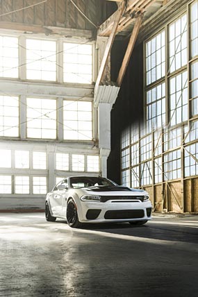 2021 Dodge Charger SRT Hellcat Redeye phone wallpaper thumbnail.