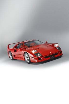 1987 Ferrari F40 phone wallpaper thumbnail.