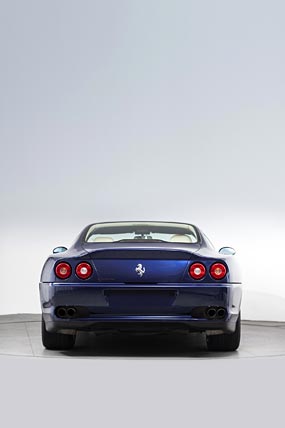 1997 Ferrari 550 Maranello phone wallpaper thumbnail.