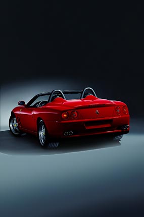 2001 Ferrari 550 Barchetta phone wallpaper thumbnail.
