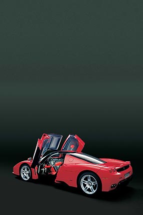 2002 Ferrari Enzo phone wallpaper thumbnail.