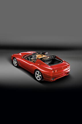 2005 Ferrari 575M Superamerica phone wallpaper thumbnail.