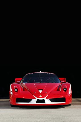 2007 Ferrari FXX Evoluzione phone wallpaper thumbnail.