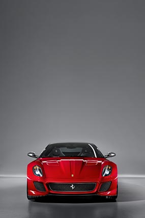 2010 Ferrari 599 GTO phone wallpaper thumbnail.