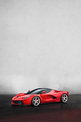 2014 Ferrari LaFerrari phone wallpaper thumbnail.