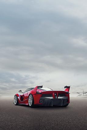 2015 Ferrari FXX K phone wallpaper thumbnail.
