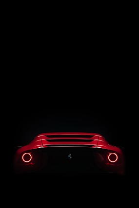 2020 Ferrari Omologata phone wallpaper thumbnail.