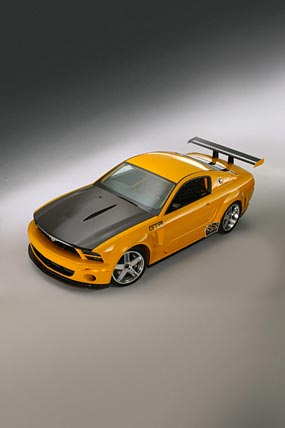 2004 Ford Mustang GT-R Concept phone wallpaper thumbnail.