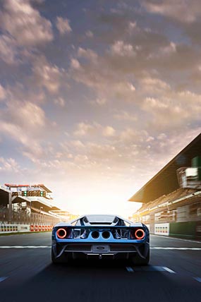  2017 Ford GT Phone Wallpaper 004 - WSupercars