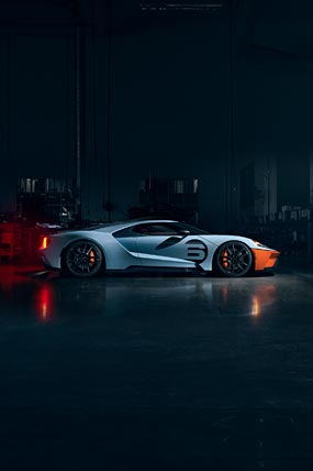 2019 Ford GT Heritage Edition phone wallpaper thumbnail.