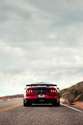2020 Ford Mustang Shelby GT500 Phone Wallpaper 006 - WSupercars