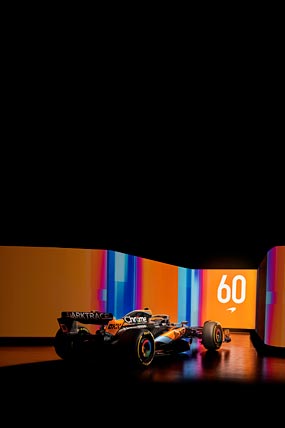2023 McLaren MCL60 phone wallpaper thumbnail.