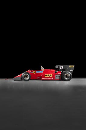 1984 Ferrari 126 C4 phone wallpaper thumbnail.