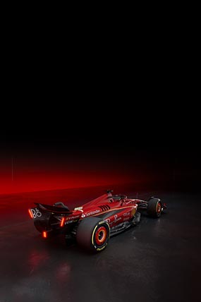 2024 Ferrari SF-24 phone wallpaper thumbnail.