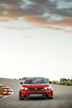 Honda Civic Type R Red Cars Front View Honda Civic iPhone Wallpapers  Free Download