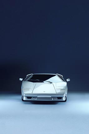 1989 Lamborghini Countach 25th Anniverary phone wallpaper thumbnail.