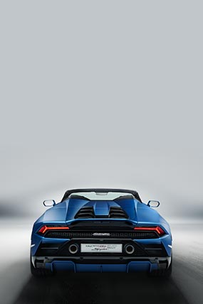 2021 Lamborghini Huracan Evo RWD Spyder phone wallpaper thumbnail.
