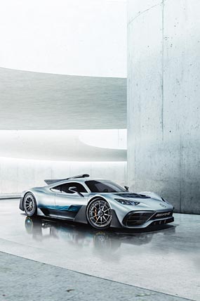 2017 Mercedes-AMG Project ONE Concept phone wallpaper thumbnail.