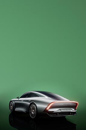 2022 Mercedes-Benz Vision EQXX Concept phone wallpaper thumbnail.