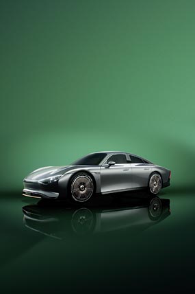 2022 Mercedes-Benz Vision EQXX Concept phone wallpaper thumbnail.