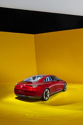 2023 Mercedes-Benz CLA-Class Concept phone wallpaper thumbnail.
