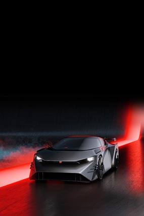 2023 Nissan Hyper Force Concept phone wallpaper thumbnail.