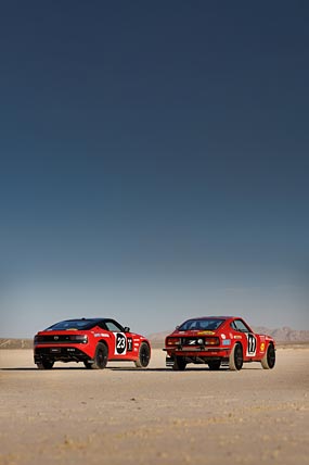 2023 Nissan Z Safari Rally Tribute Concept phone wallpaper thumbnail.