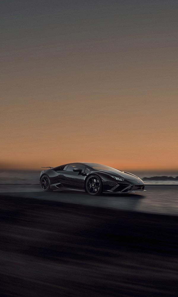 2021 Novitec Lamborghini Huracan EVO RWD phone wallpaper thumbnail.