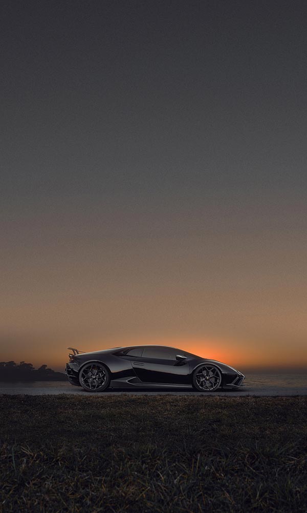 2021 Novitec Lamborghini Huracan EVO RWD phone wallpaper thumbnail.