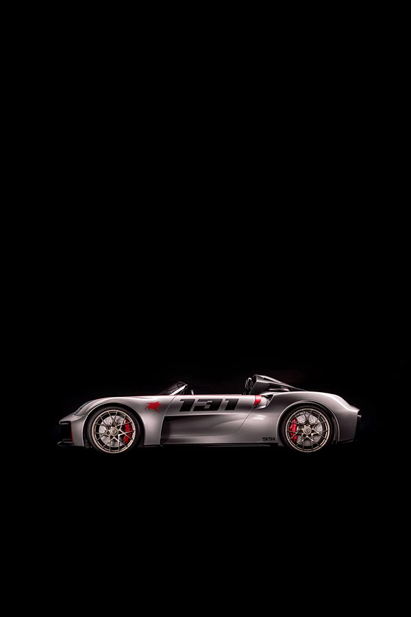 2019 Porsche Vision Spyder Concept phone wallpaper thumbnail.