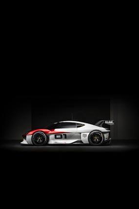 2021 Porsche Mission R Concept phone wallpaper thumbnail.
