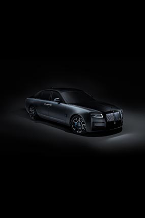 2022 Rolls-Royce Ghost Black Badge phone wallpaper thumbnail.