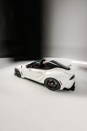 2021 Toyota GR Supra Sport Top Concept phone wallpaper thumbnail.