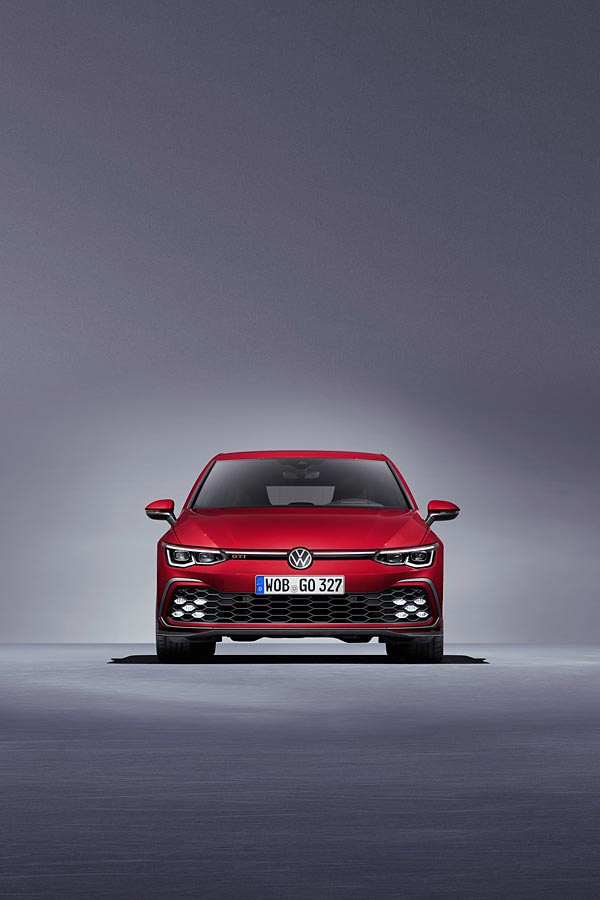 2021 Volkswagen Golf GTI phone wallpaper thumbnail.