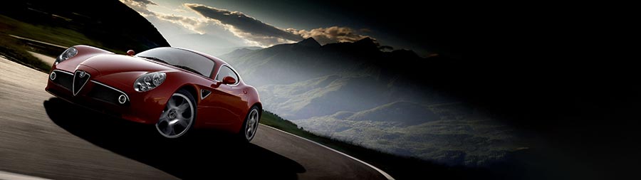 2009 Alfa Romeo 8C Competizione super ultrawide wallpaper thumbnail.