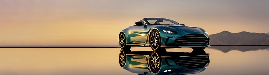 2023 Aston Martin V12 Vantage Roadster super ultrawide wallpaper thumbnail.