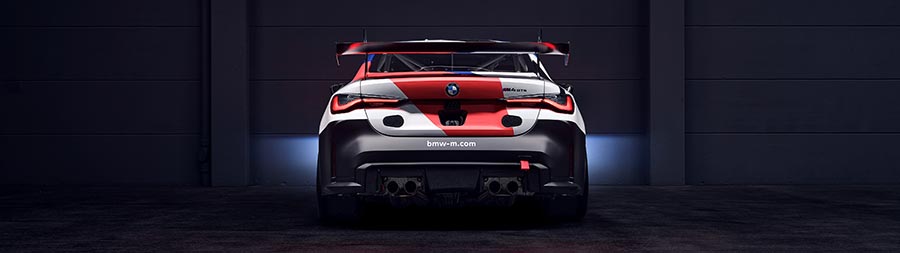 2023 BMW M4 GT4 super ultrawide wallpaper thumbnail.