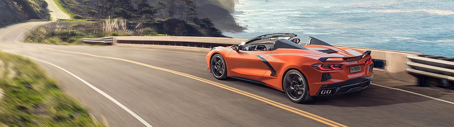 2020 Chevrolet Corvette Stingray Convertible super ultrawide wallpaper thumbnail.