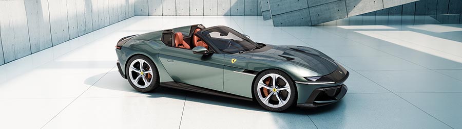 2025 Ferrari 12Cilindri Spider super ultrawide wallpaper thumbnail.